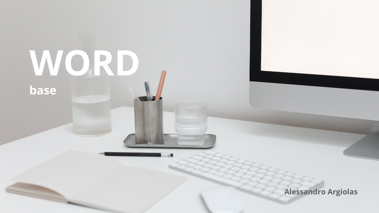 Corso Base Word