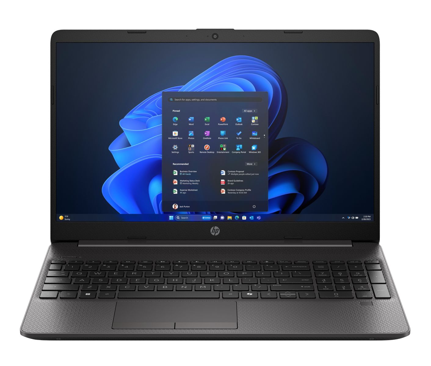 Hp da 15.6 processore celeron, 256gb ssd, 8gb ram, win 11 home